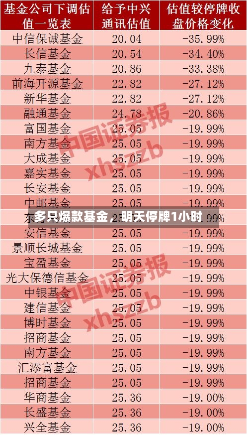 多只爆款基金，明天停牌1小时-第3张图片