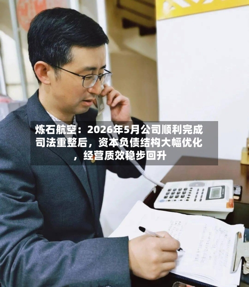 炼石航空：2026年5月公司顺利完成司法重整后，资本负债结构大幅优化，经营质效稳步回升-第2张图片