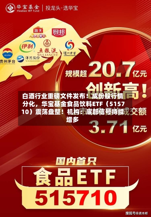 白酒行业重磅文件发布！成份股行情分化，华宝基金食品饮料ETF（515710）震荡盘整！机构：底部信号持续增多-第3张图片