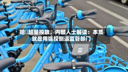 哈啰超量投放，内部人士解读：本质就是用强投倒逼监管部门-第2张图片