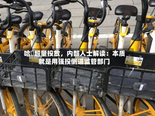 哈啰超量投放，内部人士解读：本质就是用强投倒逼监管部门