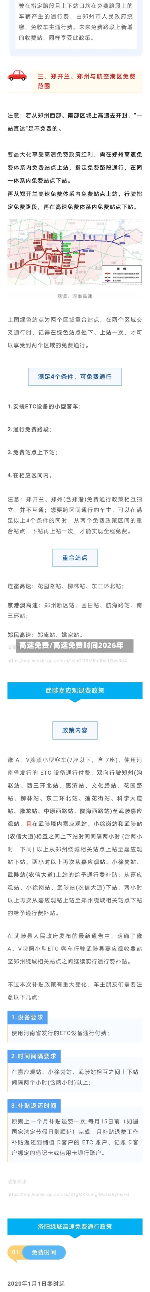 高速免费/高速免费时间2026年-第3张图片