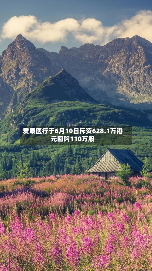 爱康医疗于6月10日斥资628.1万港元回购110万股