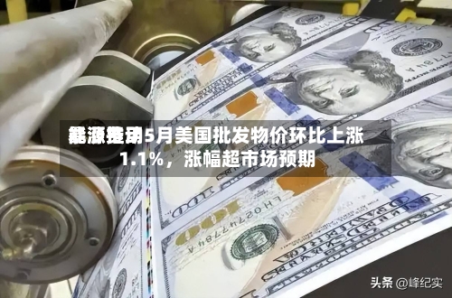 能源费用暴涨推动5月美国批发物价环比上涨1.1%，涨幅超市场预期-第2张图片